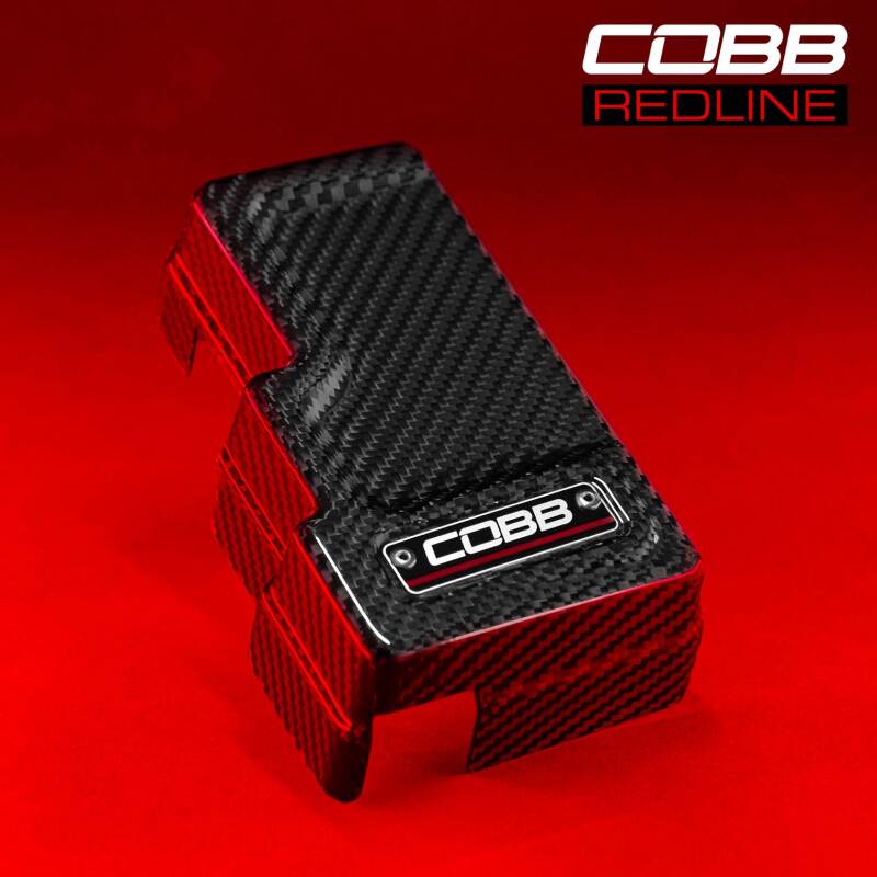 Kies-Motorsports COBB Cobb 22-23 Subaru WRX Redline Carbon Fiber Fuse Cover (Passenger Side)