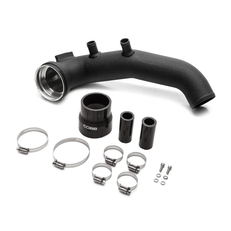 Kies-Motorsports COBB Cobb BMW N54 Intercooler Charge Pipe - Wrinkle Black Main image