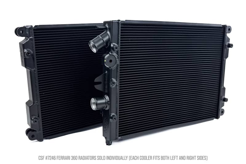 Kies-Motorsports CSF CSF 00-08 Ferrari 360 High Performance All Aluminum Radiator - Left/Right Main image