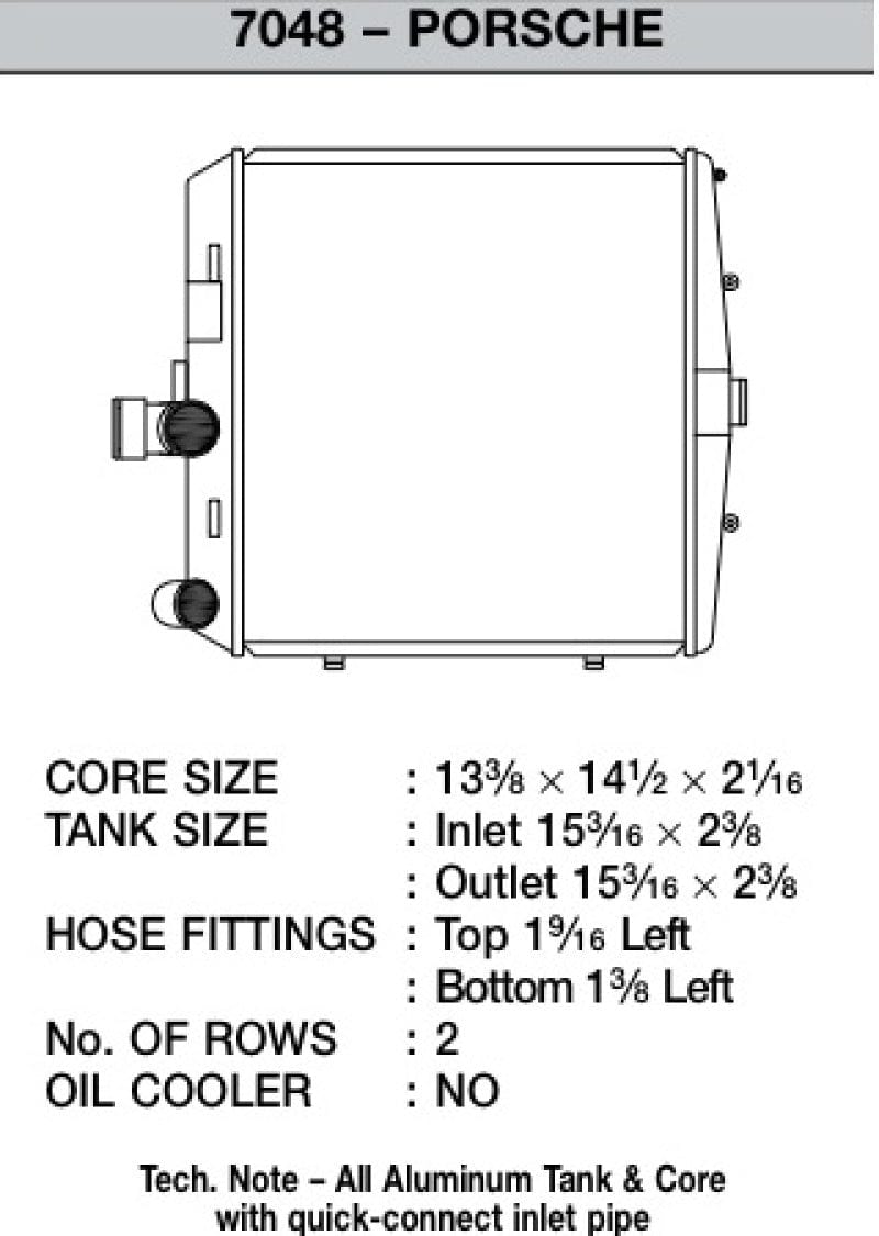 Kies-Motorsports CSF CSF 05-11 Porsche 911 Carrera/GT3 RS (997) Right Side Radiator