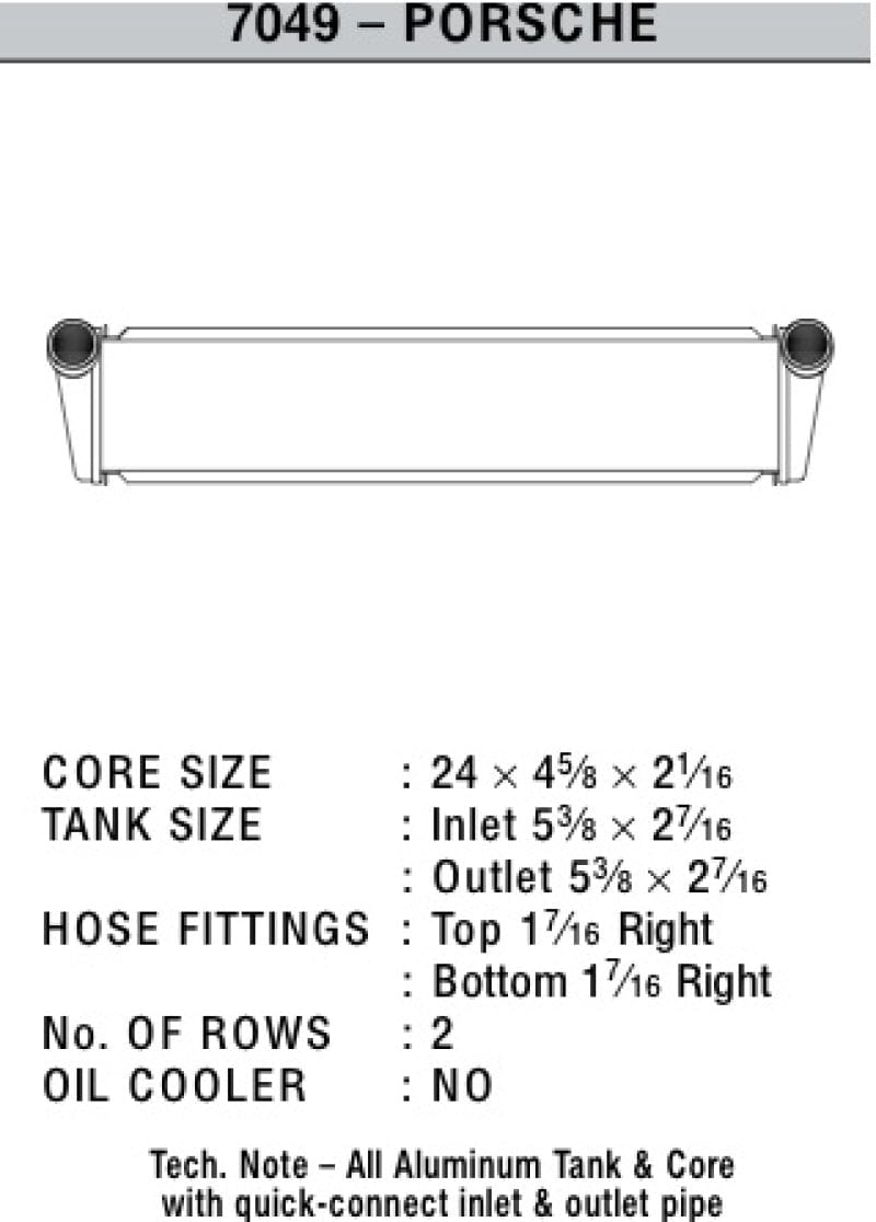 Kies-Motorsports CSF CSF 05-11 Porsche Boxster (987) / 05-11 Porsche 911 Carrera (997) Center Radiator
