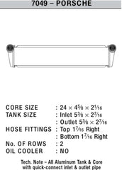 Kies-Motorsports CSF CSF 05-11 Porsche Boxster (987) / 05-11 Porsche 911 Carrera (997) Center Radiator