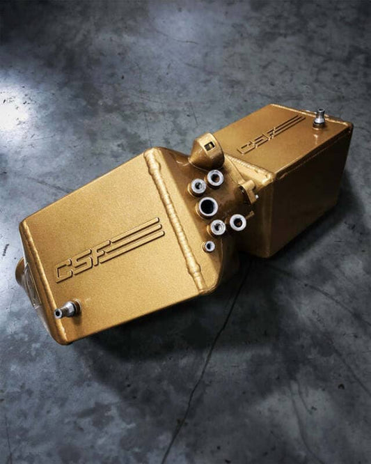 Kies-Motorsports CSF CSF 12-16 BMW M5 (F10) / 12-18 BMW M6 (F06/F12/F13) Twin Charge-Air-Cooler Set - Carbon Gold Gloss