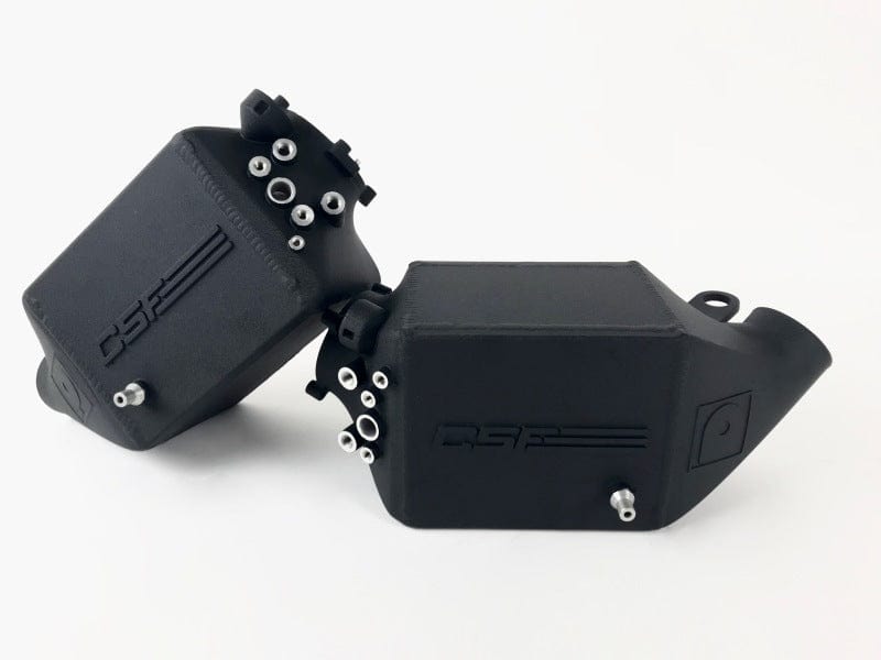 CSF 12-16 BMW M5 (F10) / 12-18 BMW M6 (F06/F12/F13) Twin Charge-Air-Cooler Set - Crinkle Black Secondary image