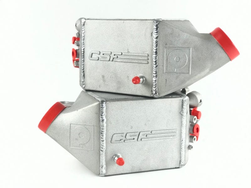 Kies-Motorsports CSF CSF 12-16 BMW M5 (F10) / 12-18 BMW M6 (F06/F12/F13) Twin Charge-Air-Cooler Set - Raw Finish Main image