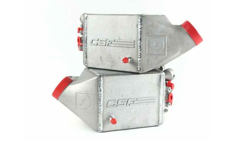 CSF 12-16 BMW M5 (F10) / 12-18 BMW M6 (F06/F12/F13) Twin Charge-Air-Cooler Set - Raw Finish Secondary image