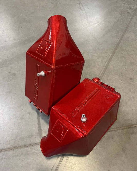 Kies-Motorsports CSF CSF 12-16 BMW M5 (F10) / 12-18 BMW M6 (F06/F12/F13) Twin Charge-Air-Cooler Set - Sahkir Orange