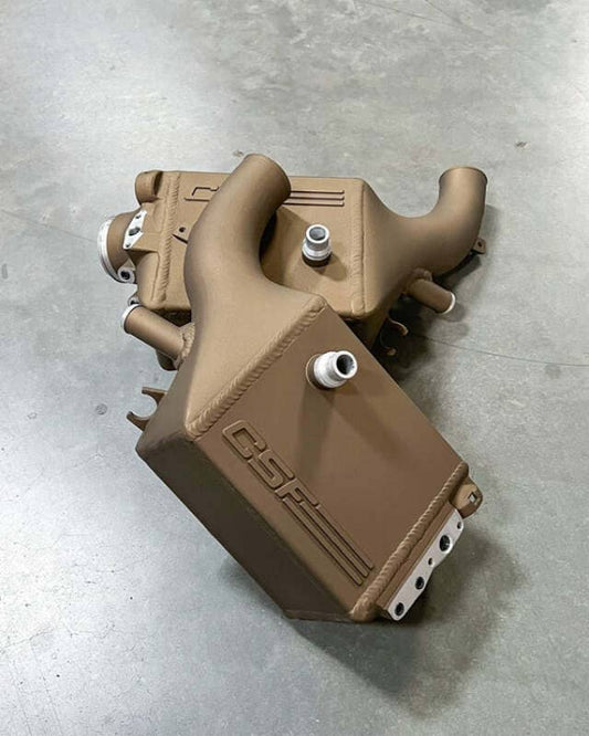 Kies-Motorsports CSF CSF 16-21 BMW M5 (F90) / 17-21 BMW M8 (F91/F92/F93) Twin Charge-Air-Cooler Set - Techna Bronze