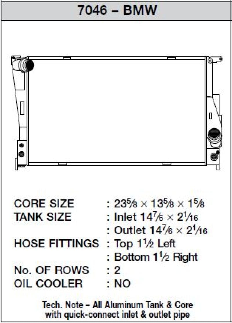 Kies-Motorsports CSF CSF 2011+ BMW 1 Series M / 07-11 BMW 335i / 2009+ BMW Z4 sDrive30i/Z4 sDrive35i (A/T Only) Radiator