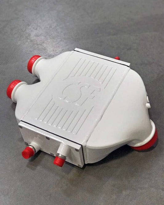 Kies-Motorsports CSF CSF 2014+ BMW M3/M4 (F8X) Top Mount Charge-Air-Cooler - Alpine White