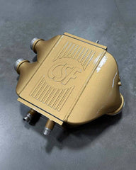 Kies-Motorsports CSF CSF 2014+ BMW M3/M4 (F8X) Top Mount Charge-Air-Cooler - Carbon Ceramic Gold Gloss