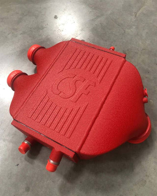 Kies-Motorsports CSF CSF 2014+ BMW M3/M4 (F8X) Top Mount Charge-Air-Cooler - Crinkle Red