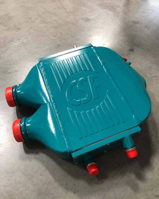 Kies-Motorsports CSF CSF 2014+ BMW M3/M4 (F8X) Top Mount Charge-Air-Cooler - Custom Teal
