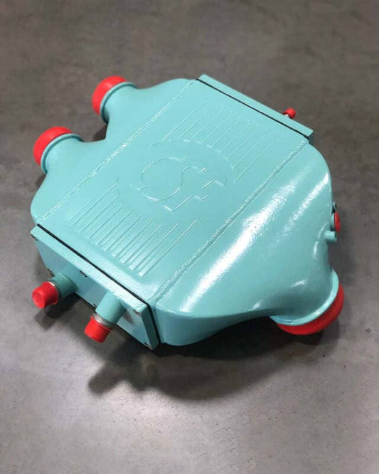 Kies-Motorsports CSF CSF 2014+ BMW M3/M4 (F8X) Top Mount Charge-Air-Cooler - Tiffany Blue