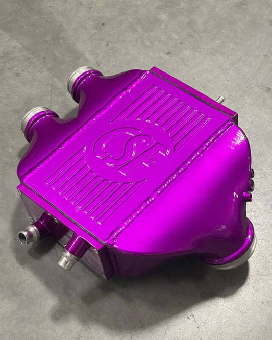 Kies-Motorsports CSF CSF 2014+ BMW M3/M4 (F8X) Top Mount Charge-Air-Cooler - Violet Metallic