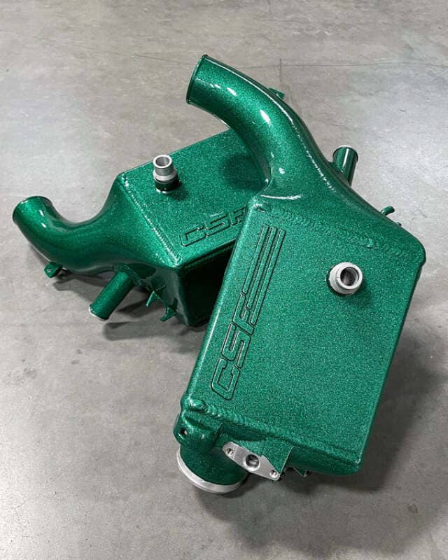 Kies-Motorsports CSF CSF 2014+ BMW X5M (F95) / X6M (F96) / XM (G09) Charge-Air-Cooler - Isle of Man Green Main image