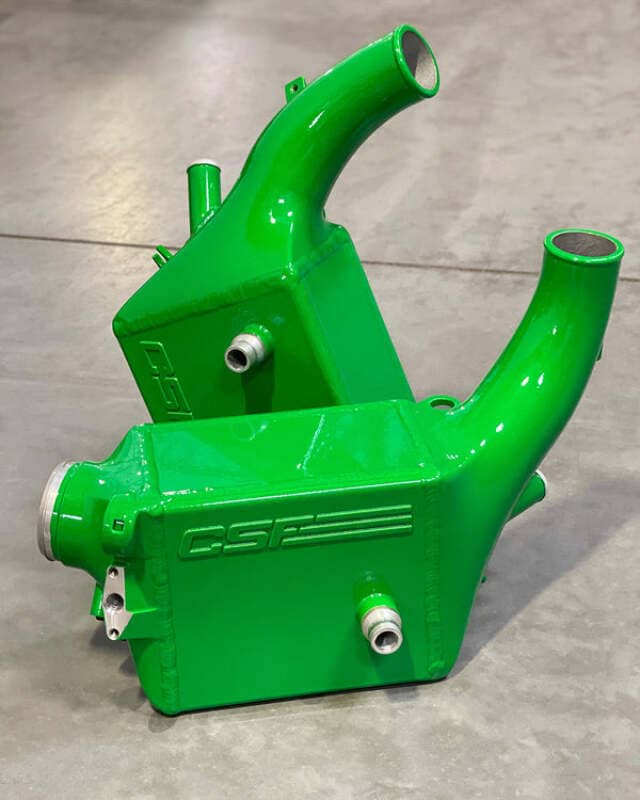 Kies-Motorsports CSF CSF 2014+ BMW X5M (F95) / X6M (F96) / XM (G09) Charge-Air-Cooler - Java Green Main image