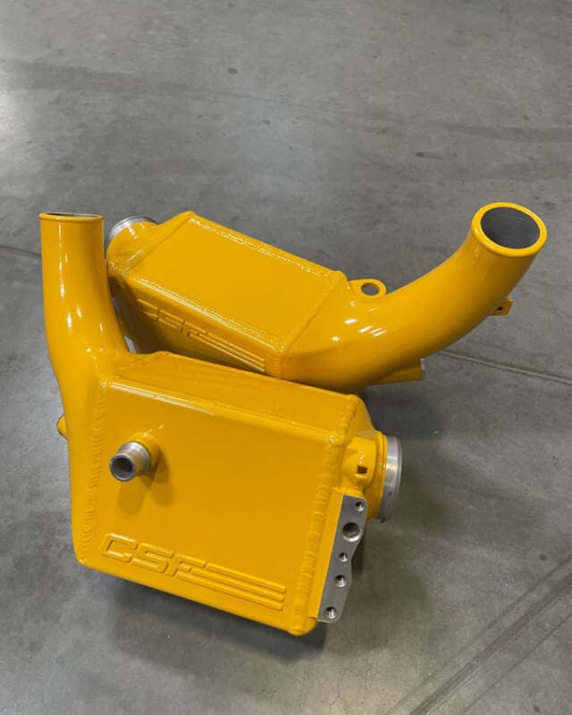 Kies-Motorsports CSF CSF 2014+ BMW X5M (F95) / X6M (F96) / XM (G09) Charge-Air-Cooler - Mustard Yellow Main image