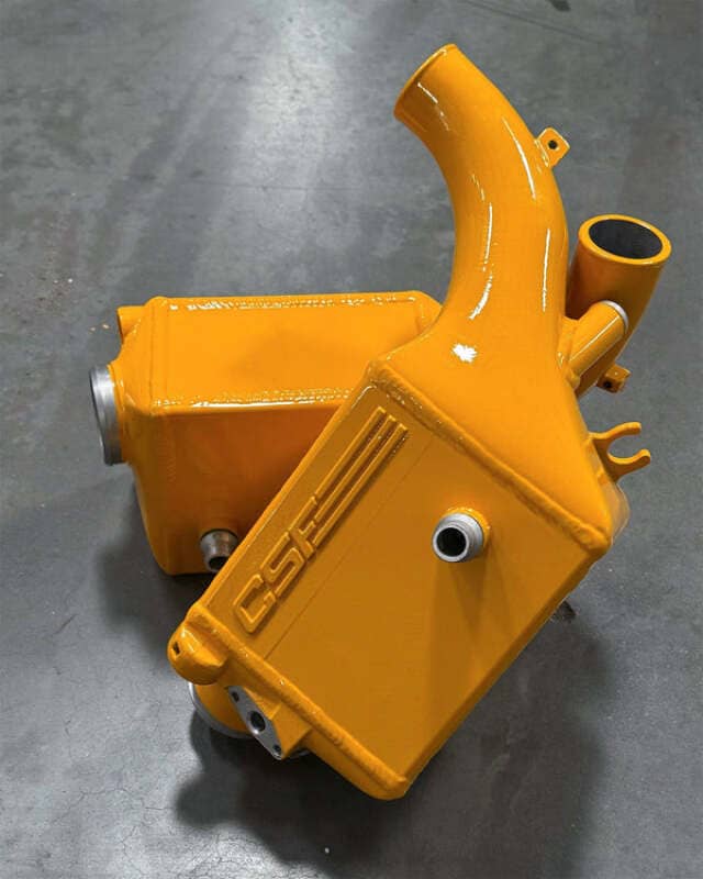 Kies-Motorsports CSF CSF 2014+ BMW X5M (F95) / X6M (F96) / XM (G09) Charge-Air-Cooler - Nitro Yellow Main image
