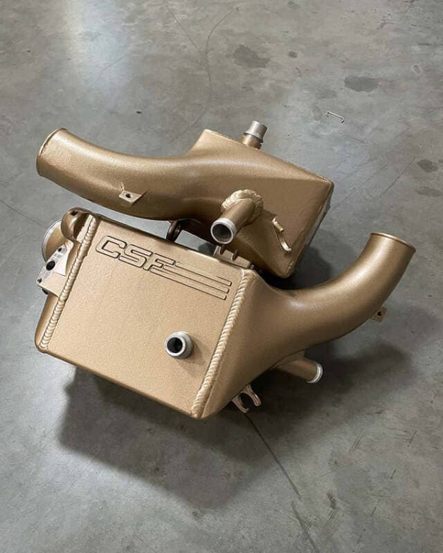 Kies-Motorsports CSF CSF 2025+ BMW G90 M5 / G99 M5 Touring Charge Air Cooler - Bismark Gold Main image