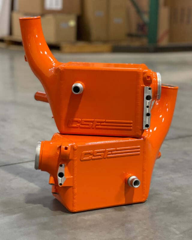 Kies-Motorsports CSF CSF 2025+ BMW G90 M5 / G99 M5 Touring Charge Air Cooler - Fire Orange Main image