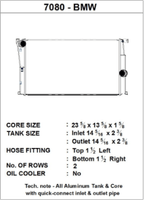 Kies-Motorsports CSF CSF BMW 2 Seires (F22/F23) / BMW 3 Series (F30/F31/F34) / BMW 4 Series (F32/F33/F36) M/T Radiator