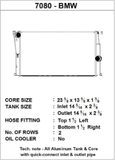 Kies-Motorsports CSF CSF BMW 2 Seires (F22/F23) / BMW 3 Series (F30/F31/F34) / BMW 4 Series (F32/F33/F36) M/T Radiator