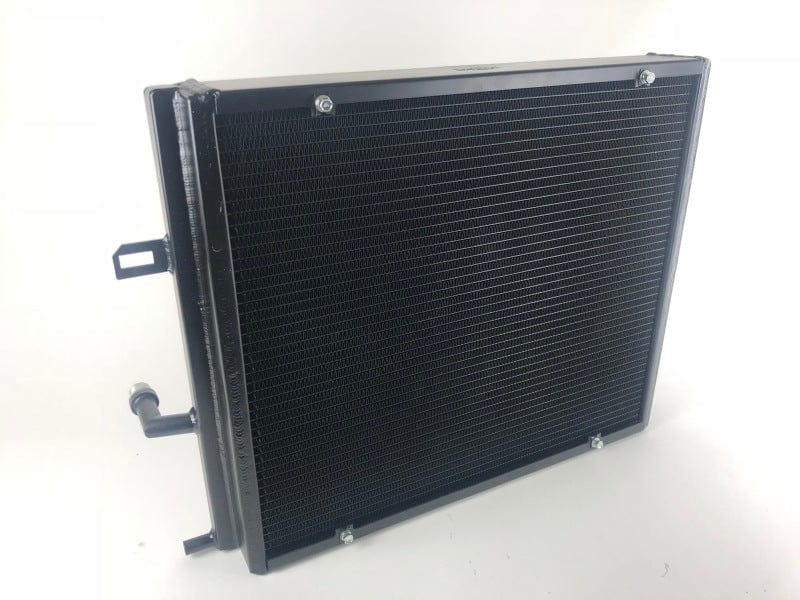 CSF BMW B58/B48 Front Mount Triple-Pass Heat Exchanger w/Rock Guard - Black Secondary image