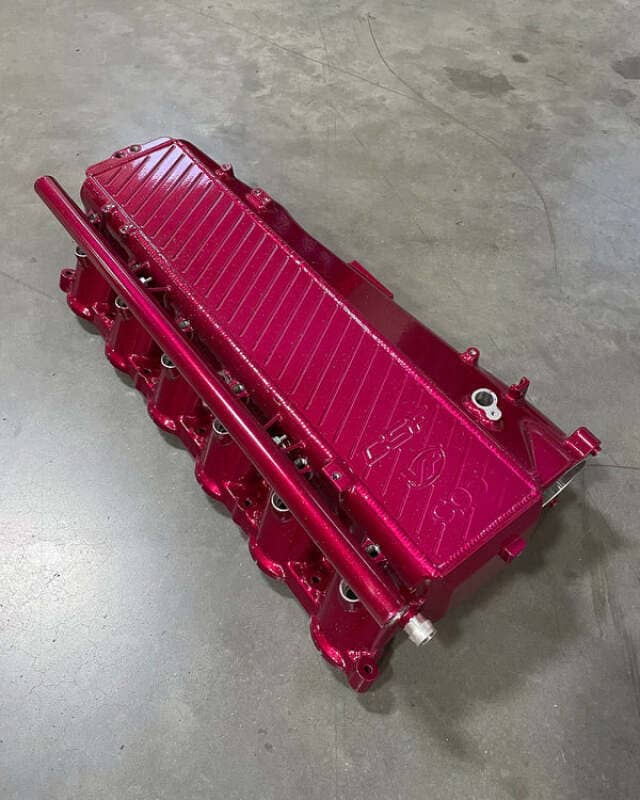 Kies-Motorsports CSF CSF BMW Gen 1 B58 Charge-Air-Cooler Manifold - Rasberry Sparkle Main image