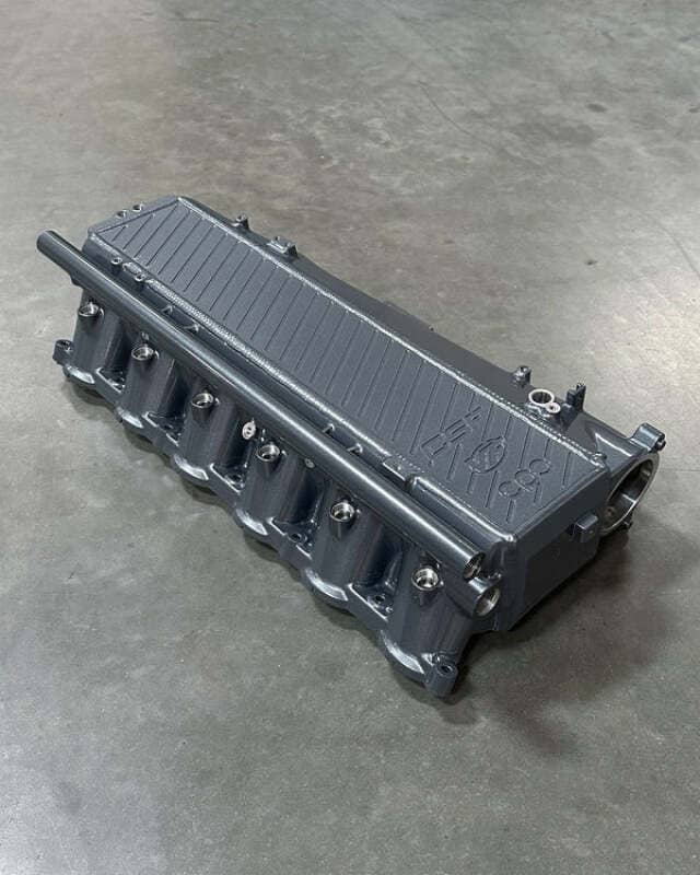 Kies-Motorsports CSF CSF BMW Gen 1 B58 Charge-Air-Cooler Manifold - Turblulence Grey Main image