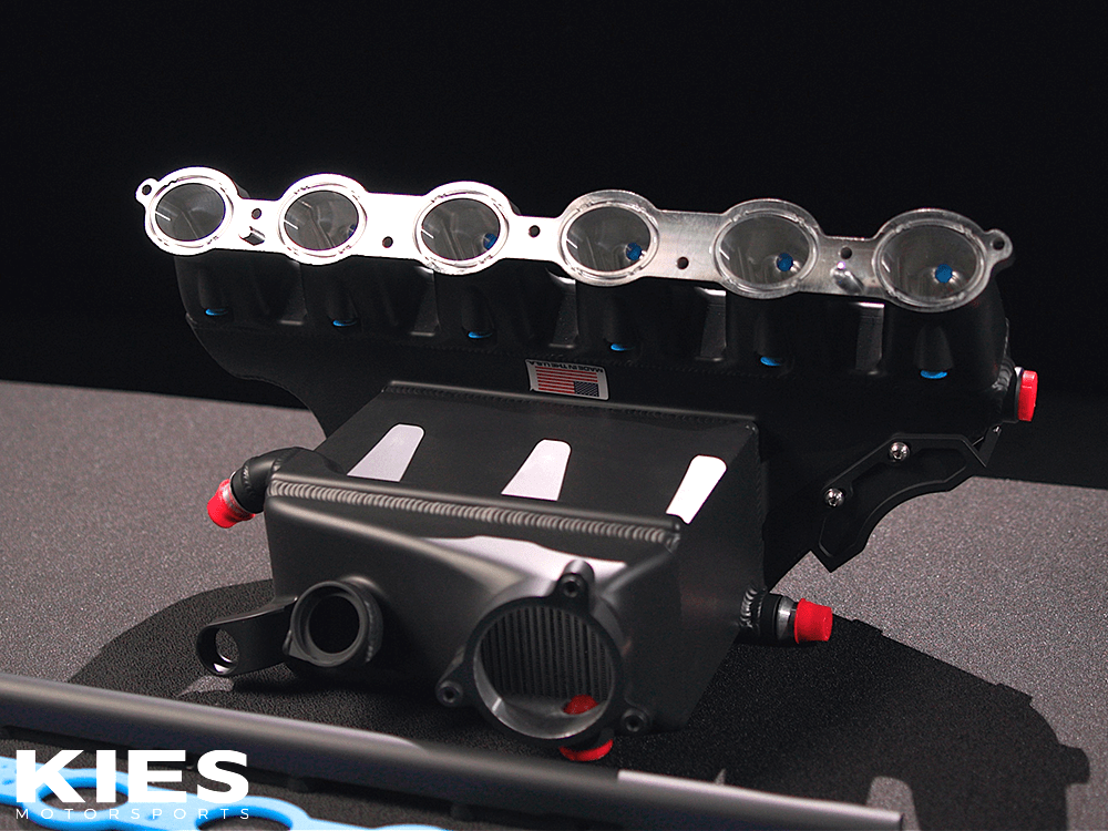 Kies-Motorsports CSF CSF BMW M2/M3/M4 S58 Comp &amp; Non-Comp (G8X) Charge-Air Cooler Manifold - Thermal Dispersion Black