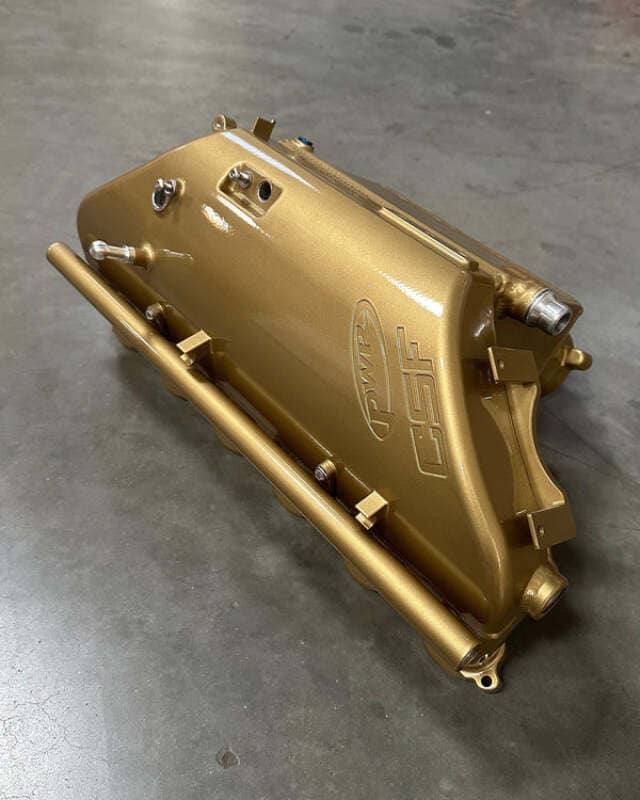 Kies-Motorsports CSF CSF BMW M2/M3/M4 S58 (G8X) Charge-Air Cooler Manifold - Carbon Ceramic Gold Gloss Main image
