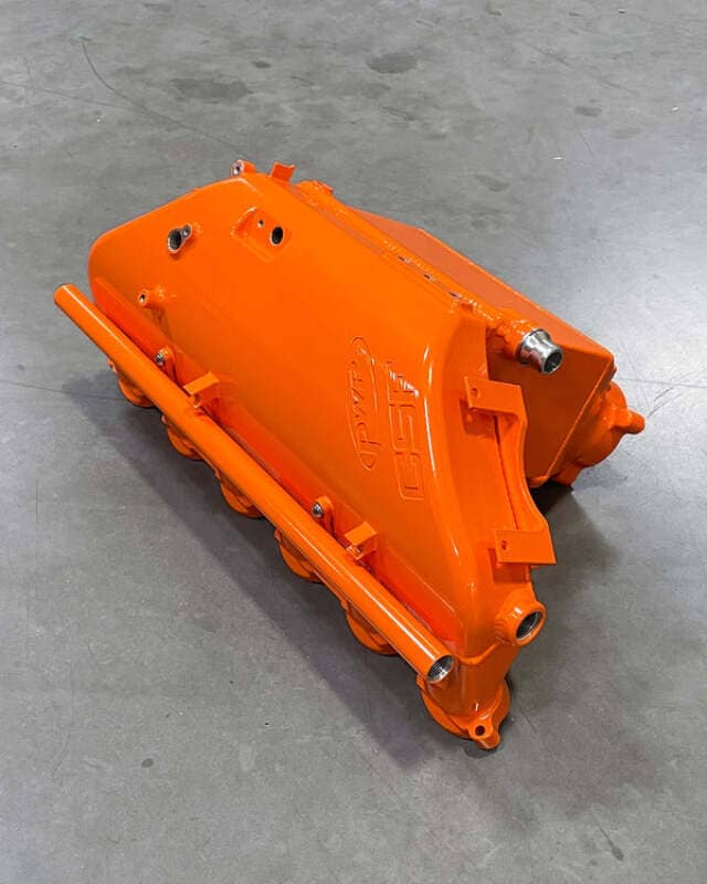 Kies-Motorsports CSF CSF BMW M2/M3/M4 S58 (G8X) Charge-Air Cooler Manifold - Kyalami Orange