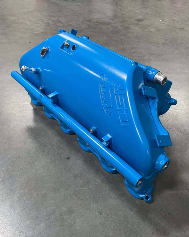 Kies-Motorsports CSF CSF BMW M2/M3/M4 S58 (G8X) Charge-Air Cooler Manifold - Mexico Blue Main image