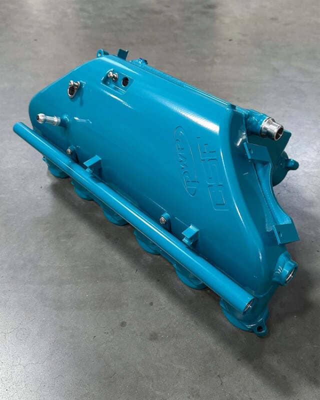 Kies-Motorsports CSF CSF BMW M2/M3/M4 S58 (G8X) Charge-Air Cooler Manifold - MIami Blue Main image