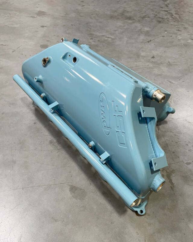 Kies-Motorsports CSF CSF BMW M2/M3/M4 S58 (G8X) Charge-Air Cooler Manifold - Snow Blue Main image