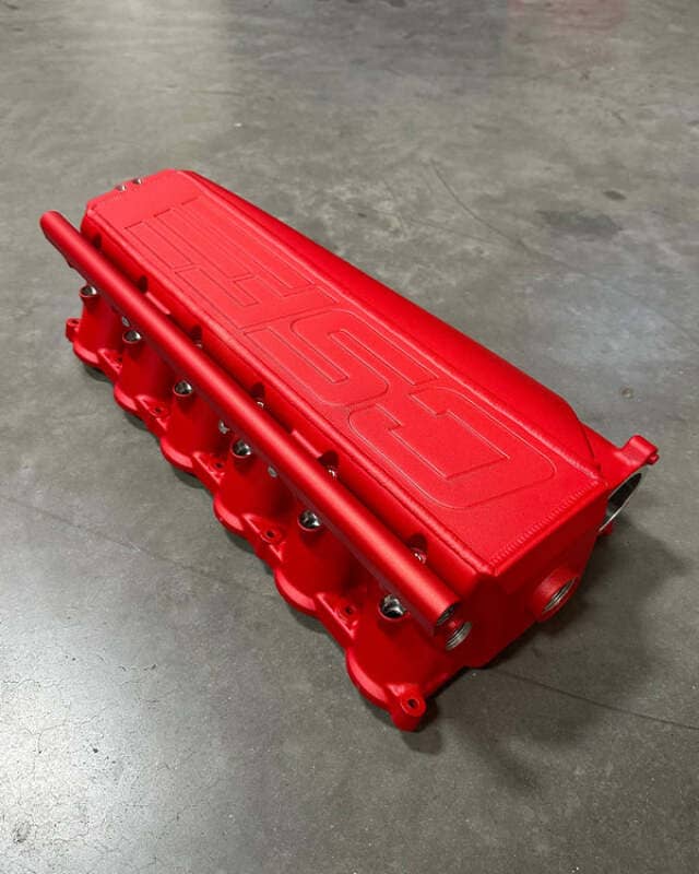 Kies-Motorsports CSF CSF Gen 2 B58 Race X Charge-Air-Cooler Manifold - Anodized Red Main image