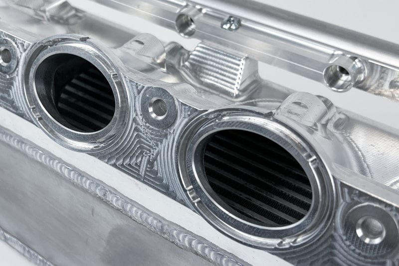 Kies-Motorsports CSF CSF Gen 2 B58 Race X Charge-Air-Cooler Manifold - Raw Billet Aluminum Finish