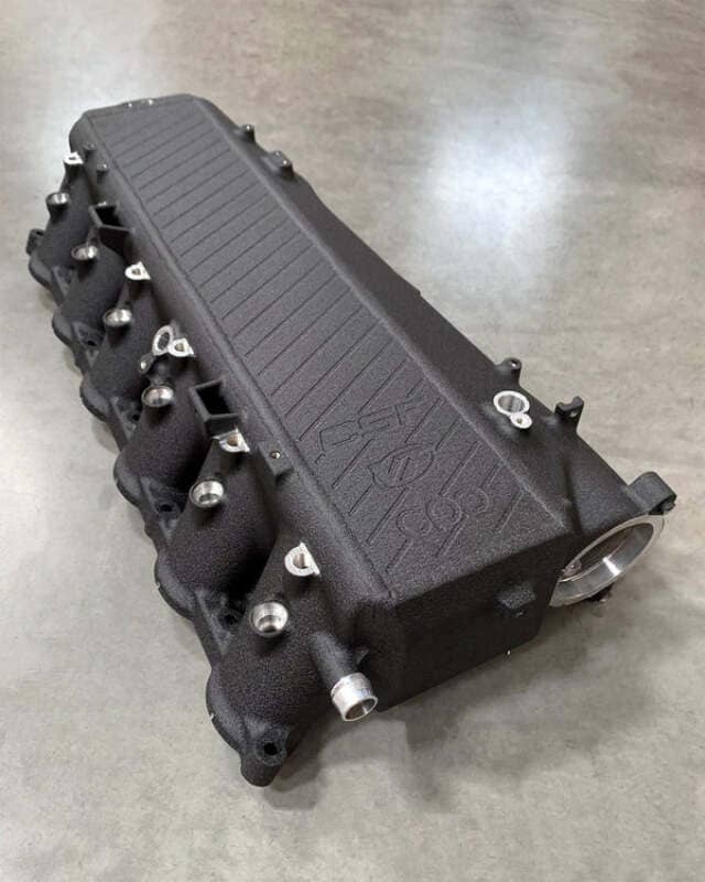 Kies-Motorsports CSF CSF Toyota A90/A91 Supra/ BMW G-Series B58 Charge-Air Cooler Manifold - Crinkle Black Main image