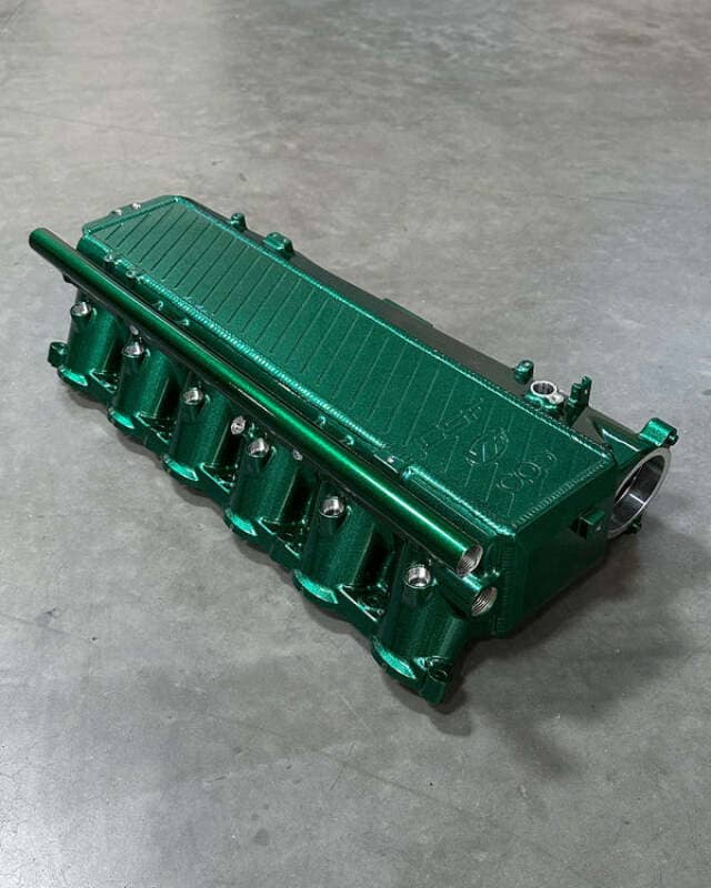 Kies-Motorsports CSF CSF Toyota A90/A91 Supra/ BMW G-Series B58 Charge-Air Cooler Manifold - Isle of Man Green Main image