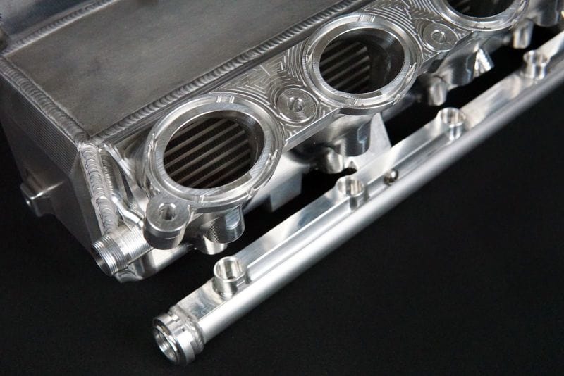CSF Toyota A90/A91 Supra/ BMW G-Series B58 Charge-Air Cooler Manifold- Machined Billet Aluminum Secondary image