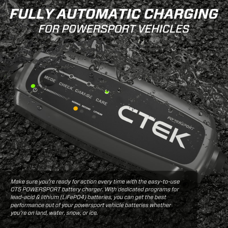 Kies-Motorsports CTEK CTEK Battery Charger - CT5 Powersport - 2.3A