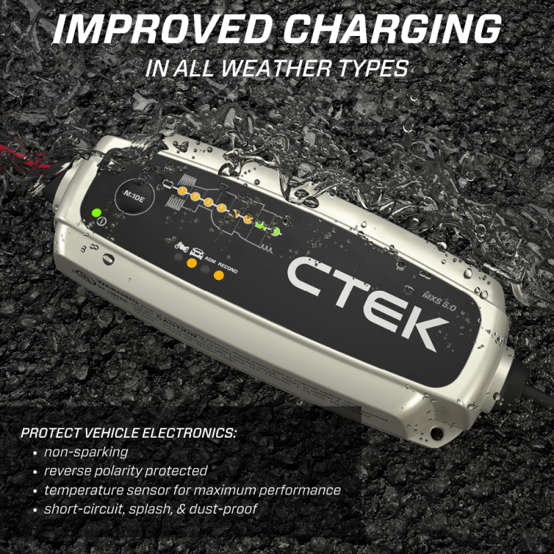 Kies-Motorsports CTEK CTEK Battery Charger - MXS 5.0 4.3 Amp 12 Volt