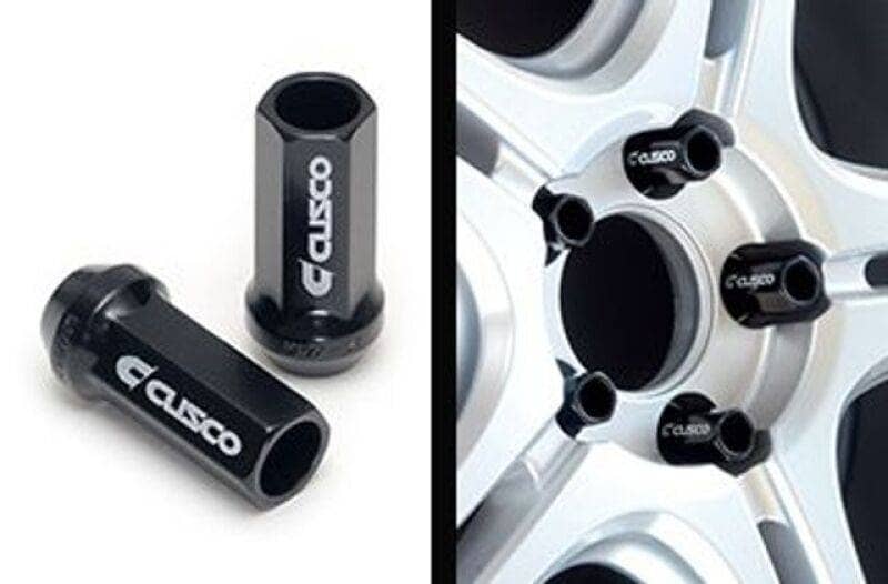 Kies-Motorsports Cusco Cusco Universal Wheel Lug Nut Set M12 x P1.5mm - Black (20pcs)