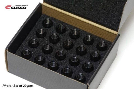 Kies-Motorsports Cusco Cusco Universal Wheel Lug Nut Set M12 x P1.5mm - Black (20pcs)