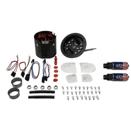 Kies-Motorsports DeatschWerks DeatschWerks 06-13 BMW E9X/E8X X2 Dual Pump Module w/ Dual DW430 Fuel Pumps