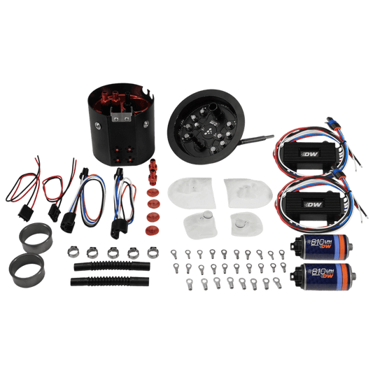 Kies-Motorsports DeatschWerks DeatschWerks 06-13 BMW E9X/E8X X2 Dual Pump Module w/ Dual DW810 Brushless Fuel Pumps