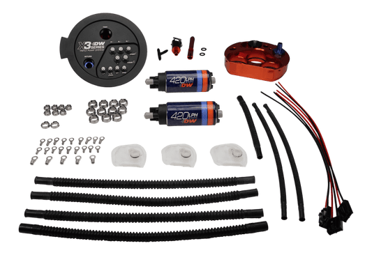 Kies-Motorsports DeatschWerks DeatschWerks 20-24 A90/91 Toyota Supra/G8X BMW M3/M4 Fuel Pump Module w/Dual DW420s