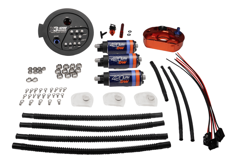 Kies-Motorsports DeatschWerks DeatschWerks 20-24 A90/91 Toyota Supra/G8X BMW M3/M4 Fuel Pump Module w/Triple DW420s