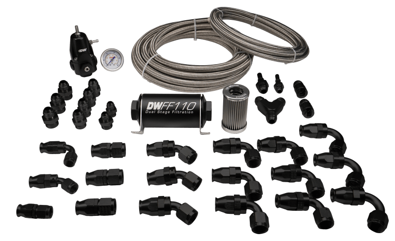 Kies-Motorsports DeatschWerks DeatschWerks A90 Supra / BMW M3/M4 X Module PTFE Return Plumbing kit Main image